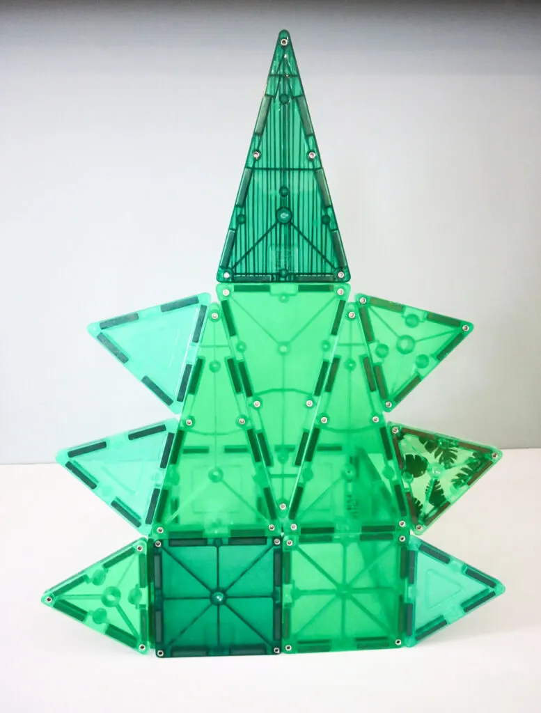 magnetic tile christmas tree ideas