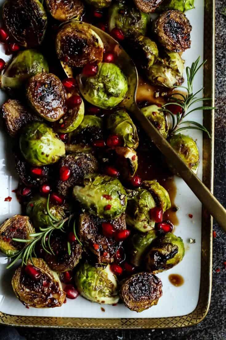 Image for Pan Seared Balsamic Glazed Brussels Sprouts
