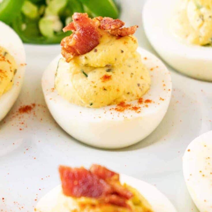 Image for Jalapeno Deviled Eggs with Bacon