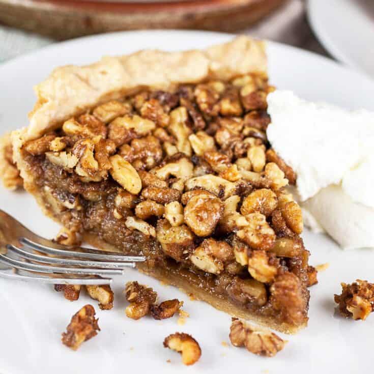 Image for Maple Walnut Pie with Bourbon