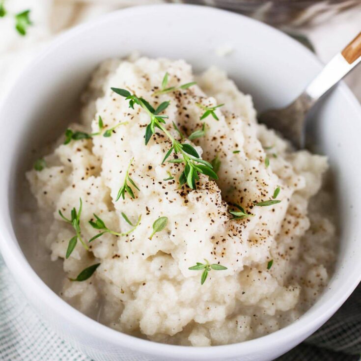 Image for Mashed Kohlrabi with Roasted Garlic