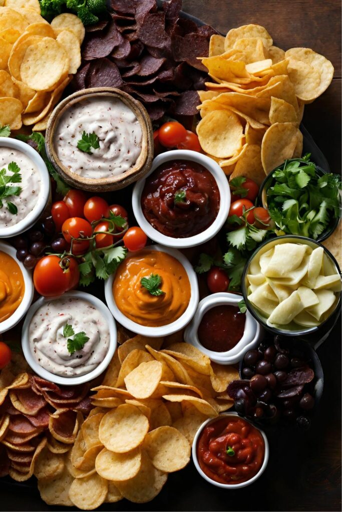 chips and dip platter