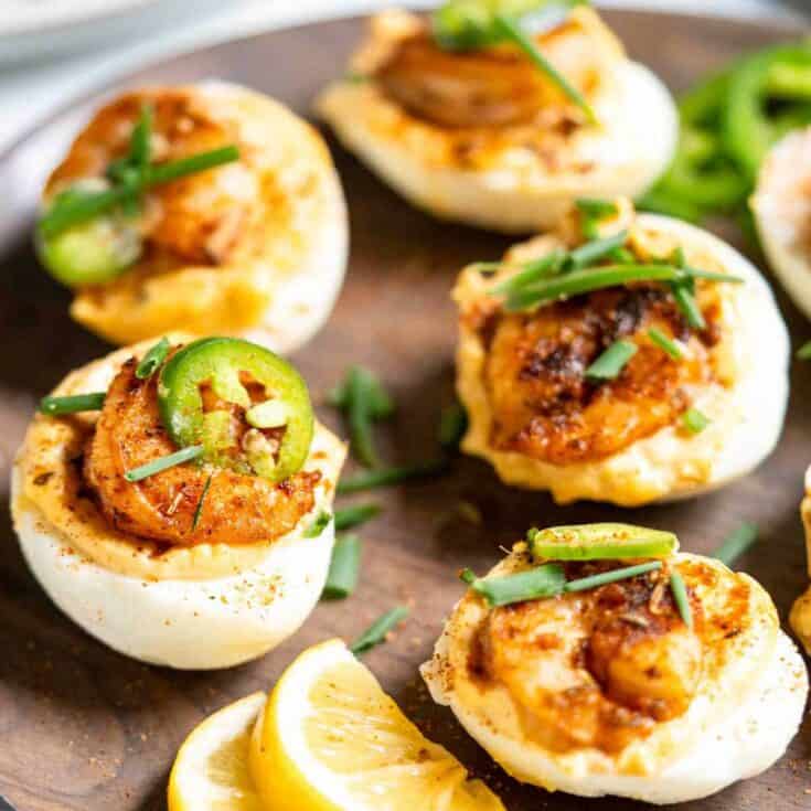 Image for Cajun Shrimp Deviled Eggs- Party Appetizer Recipe