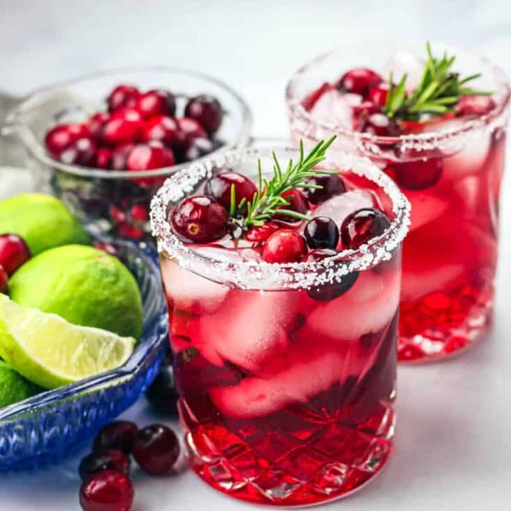 Image for Easy Mistletoe Cranberry Margaritas Pitcher