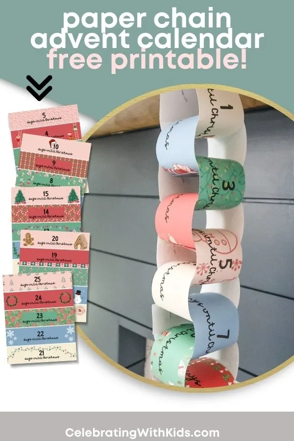 paper chain advent calendar