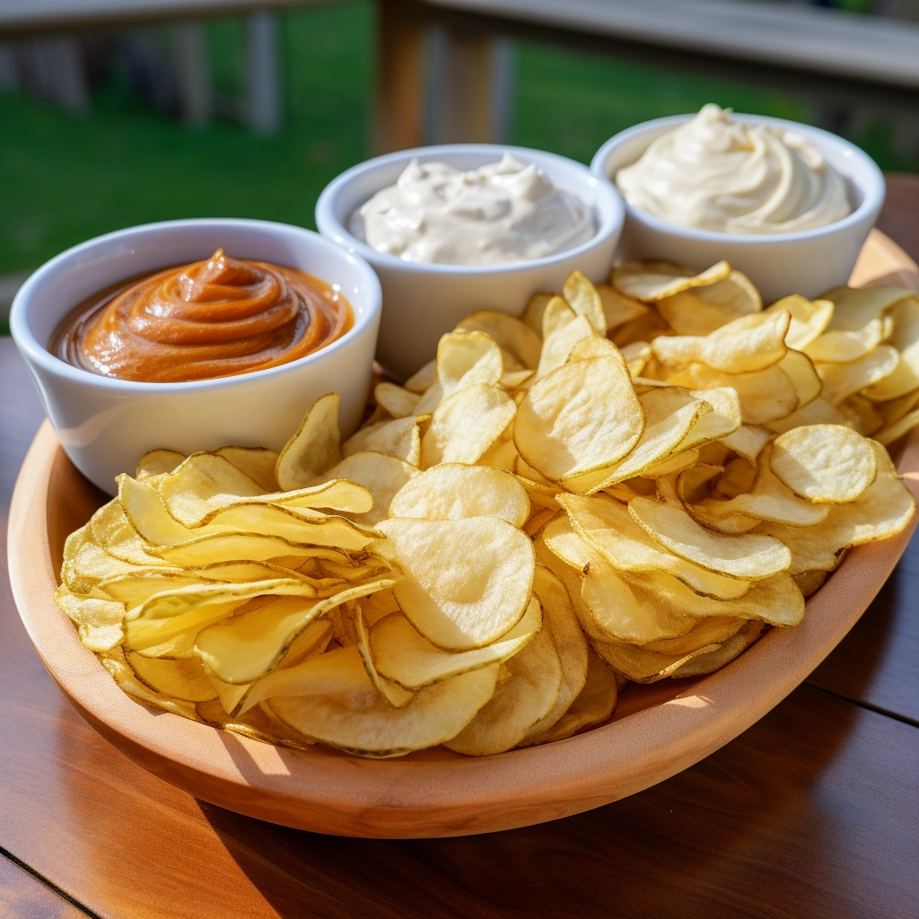potato chips and dips