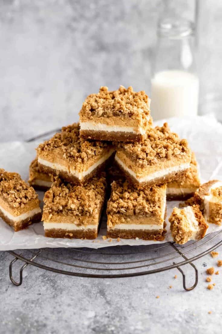 Image for Pumpkin Cheesecake Streusel Bars