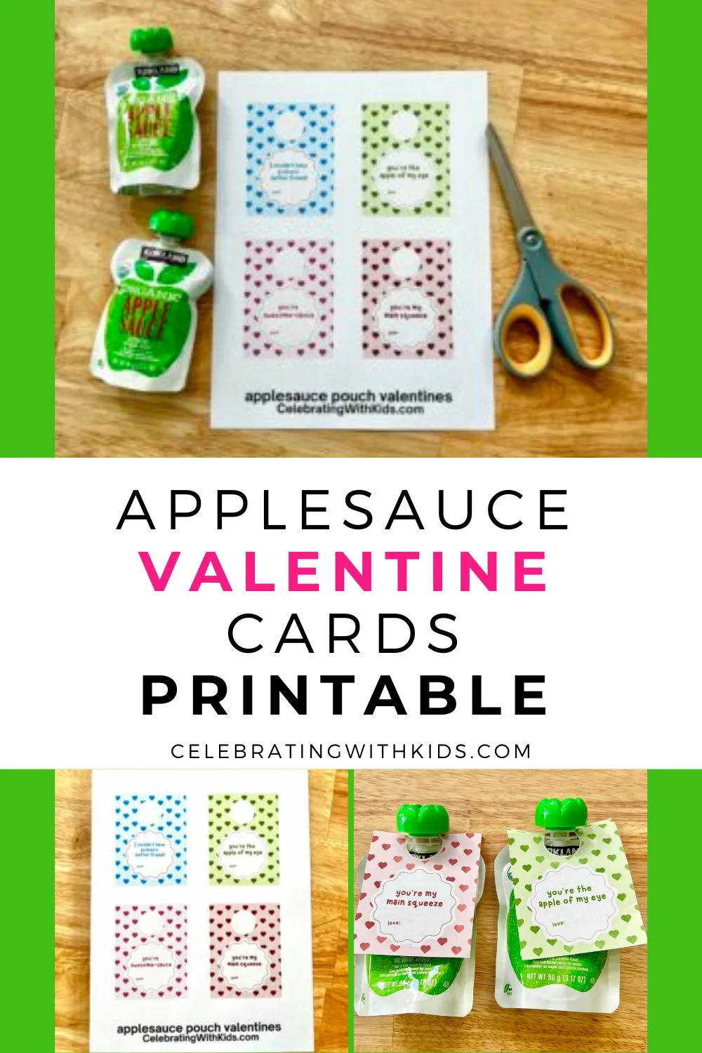 Applesauce Valentine Cards Printable