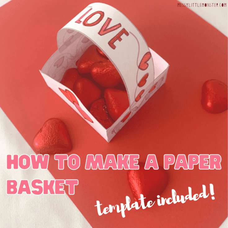 Image for How to Make a Paper Basket (Template Included)