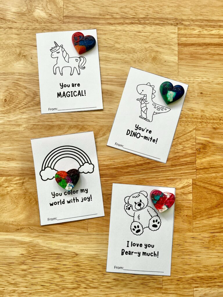 Color Your Heart Out Valentine Printable