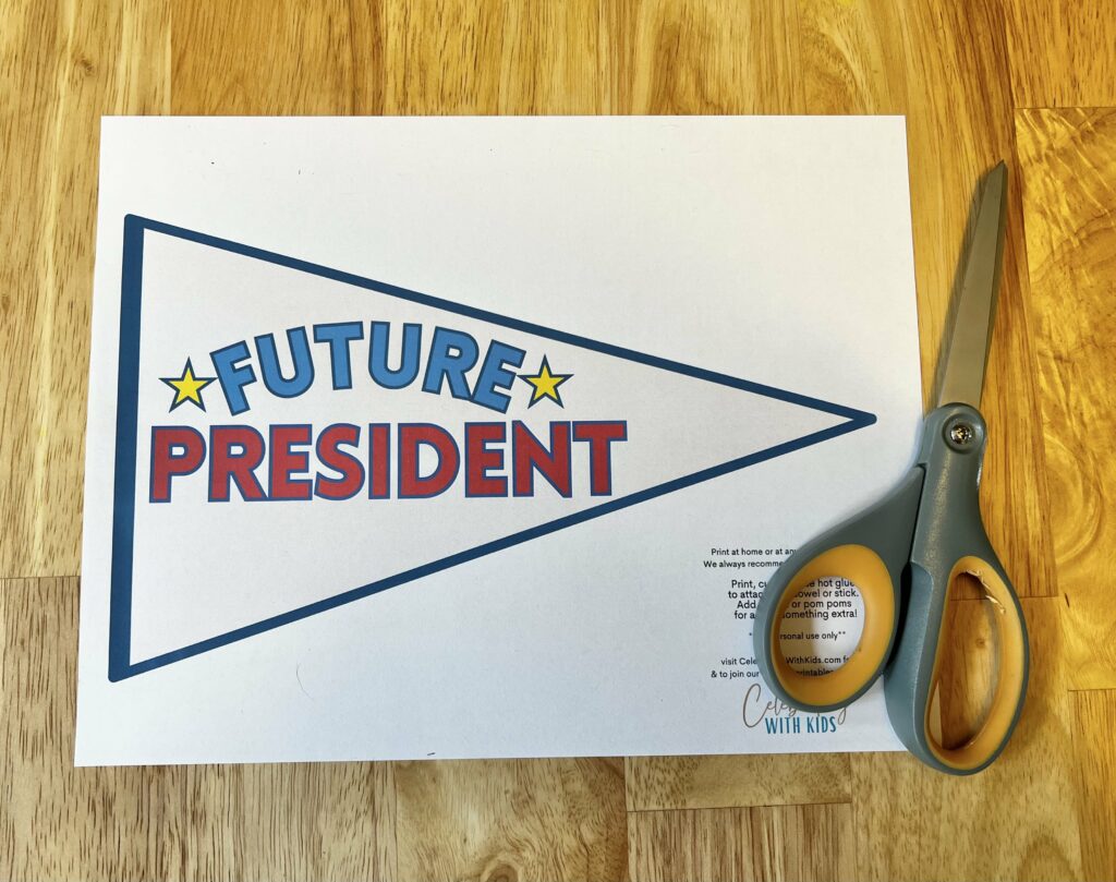 future president printable sign
