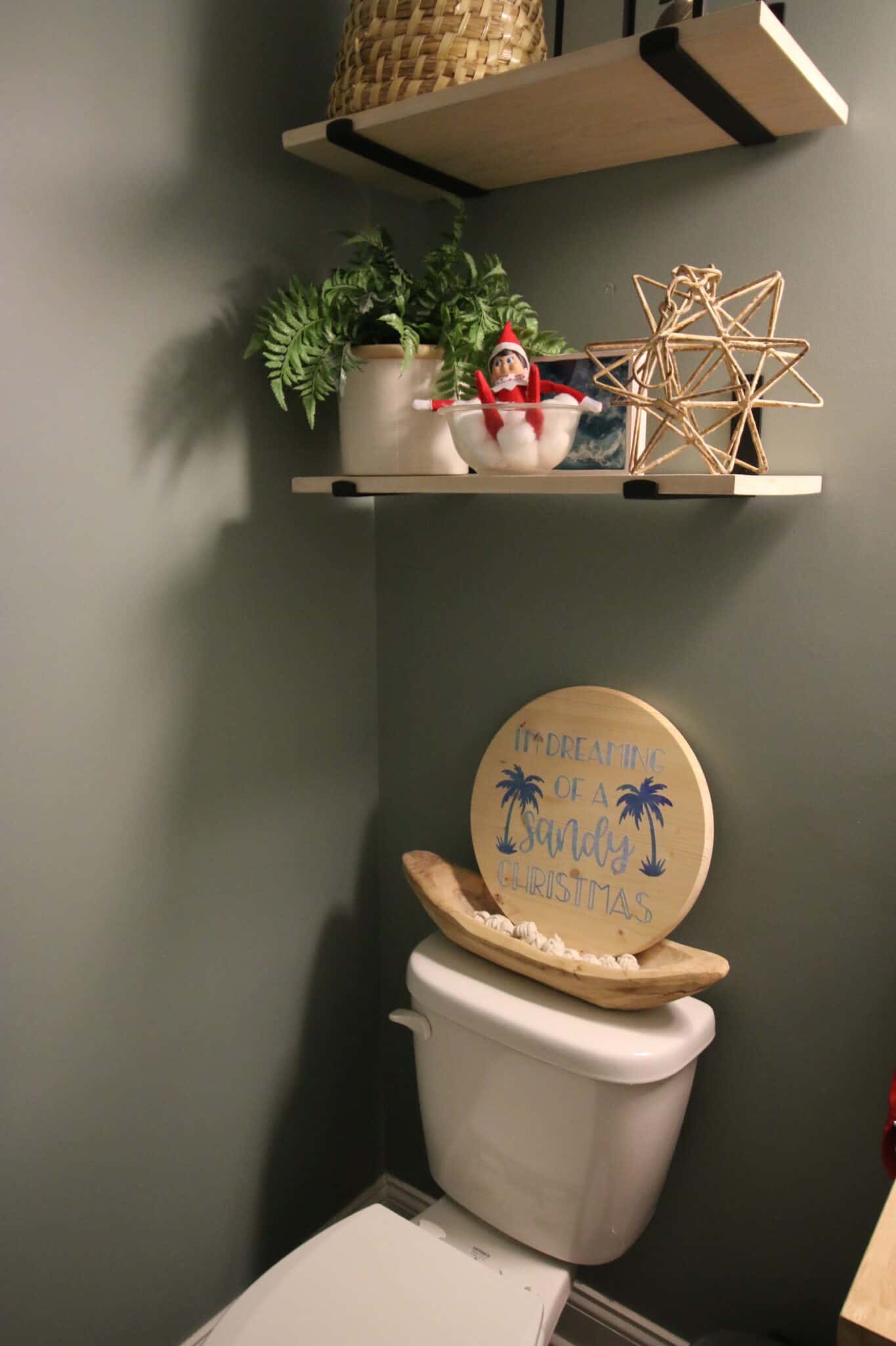 Elf on the shelf idea cotton ball bath Celebrating with kids