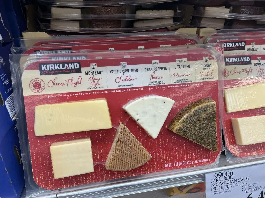 costco party snacks - cheese