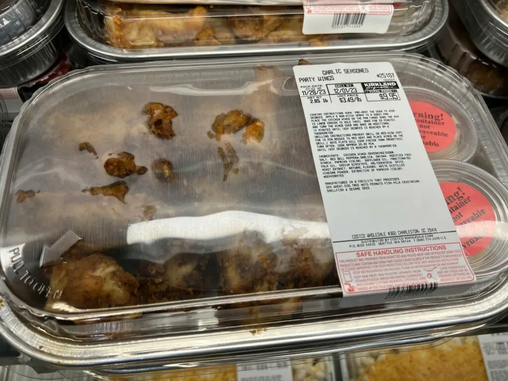 costco party snacks - wings