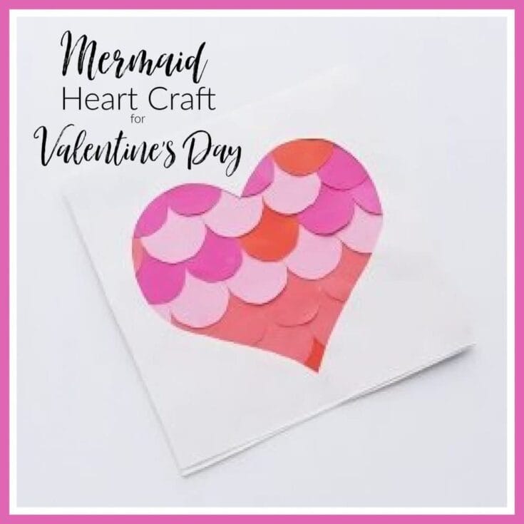 Image for Mermaid Heart Craft for Valentine’s Day