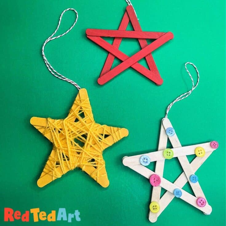 Image for Christmas Handprint Crafts – Popsicle Stick Angel Craft for Preschool