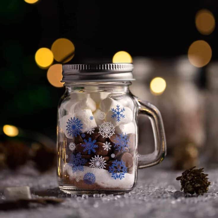 Image for Mason Jar Hot Chocolate (Easy DIY Christmas Gift)