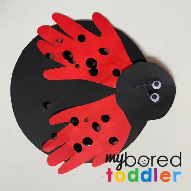 Image for Handprint Lady Bird Craft