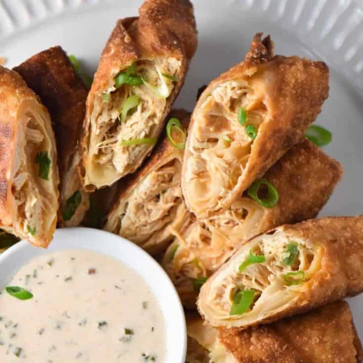 Image for Buffalo Chicken Egg Rolls (Air Fryer)