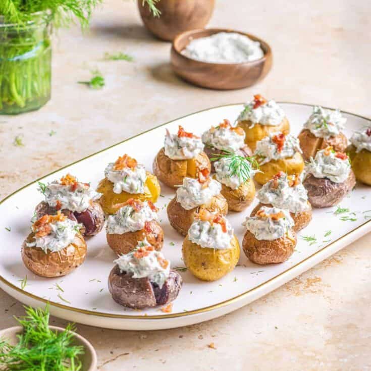 Image for Baked Mini Potato with Dill Sour Cream