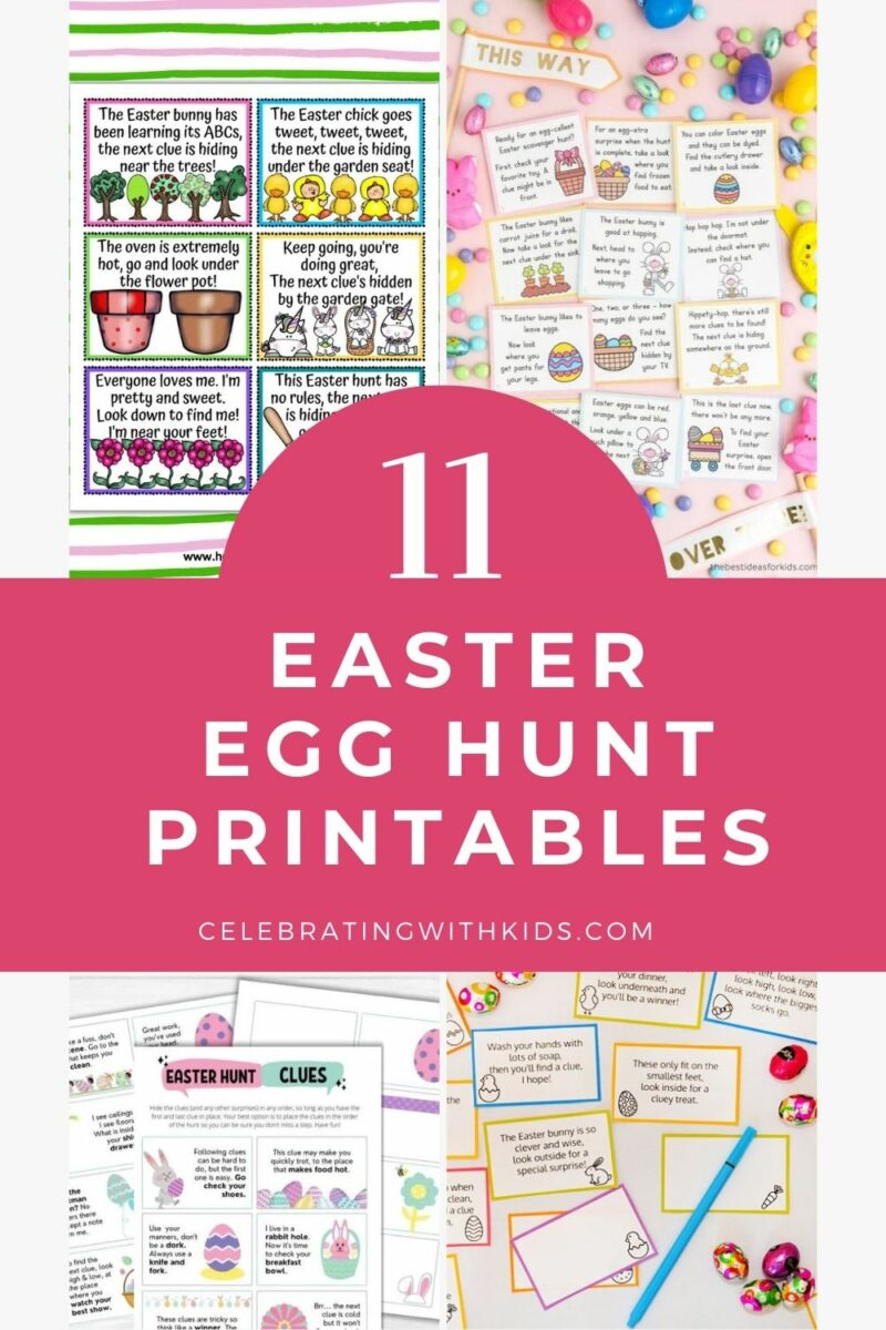 Easter Egg Hunt Printables - Celebrating with kids