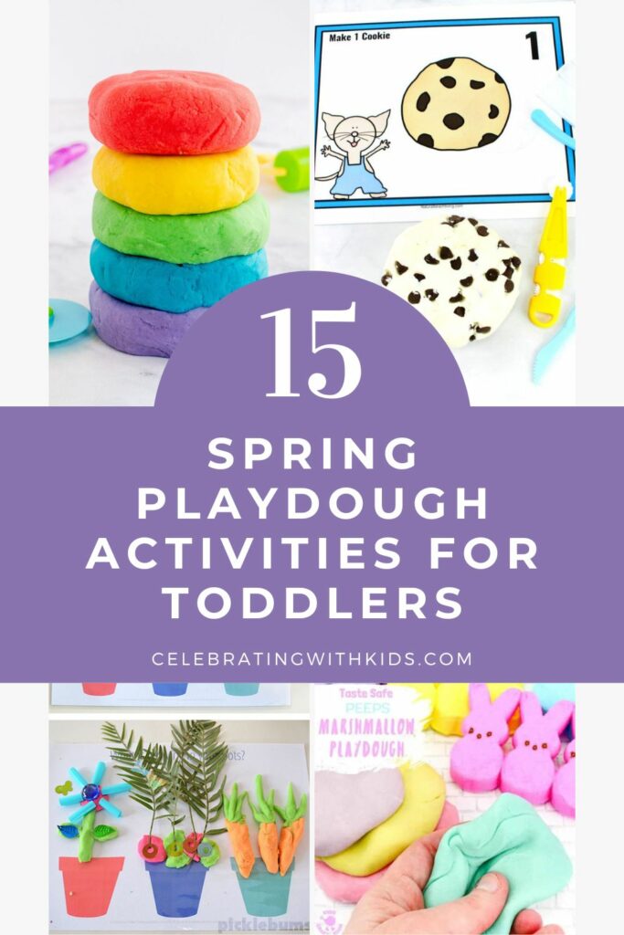 Spring Playdough Activities for Toddlers