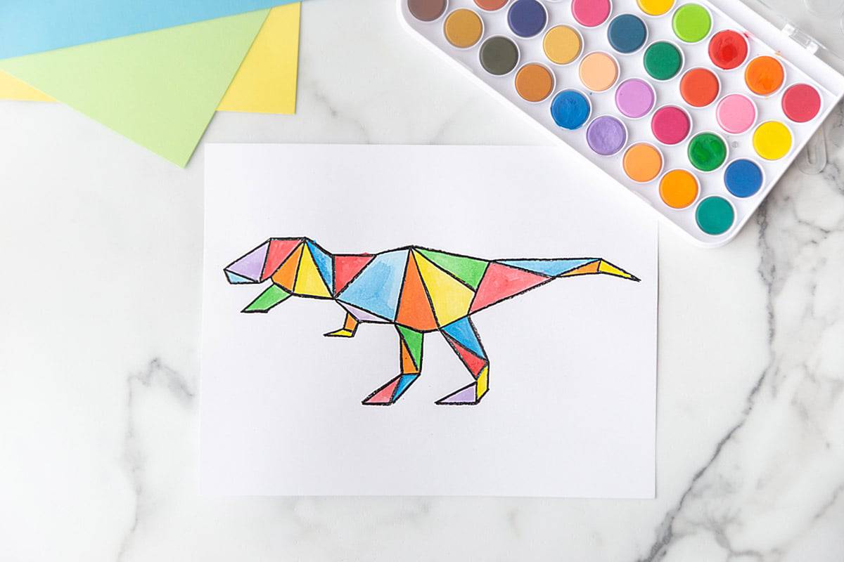 16 Easy Printable Dinosaur Crafts - Celebrating with kids