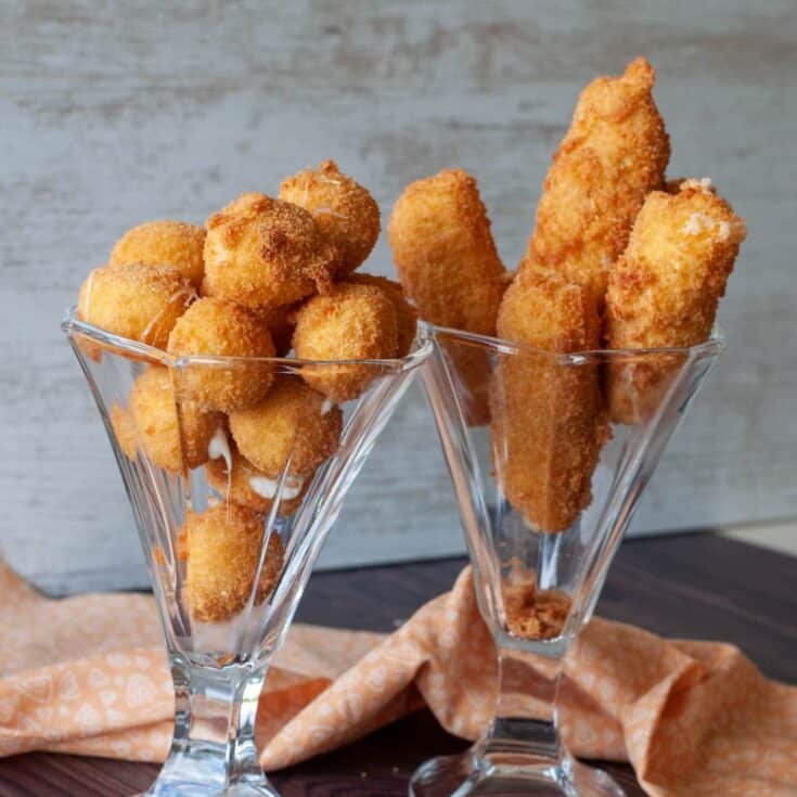 Image for Italian Deep Fried Mozzarella Cheese Sticks And Balls