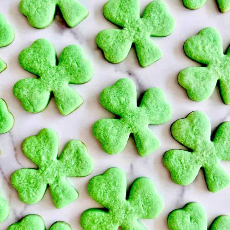 Image for Green Shamrock Sugar Cookies