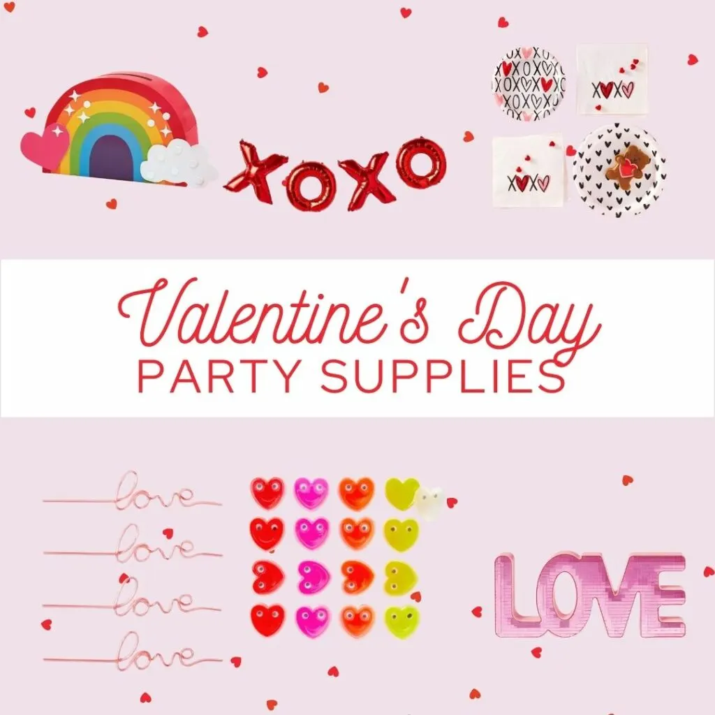 Valentines day party supplies for kids