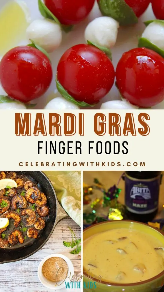Mardi Gras finger foods