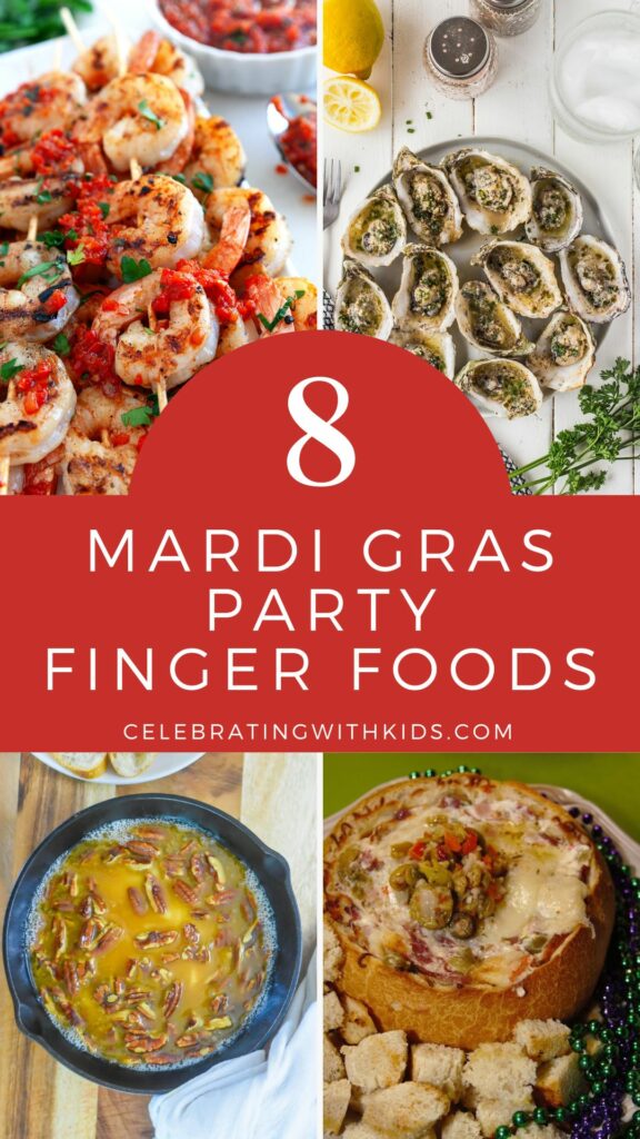 Mardi Gras party finger foods