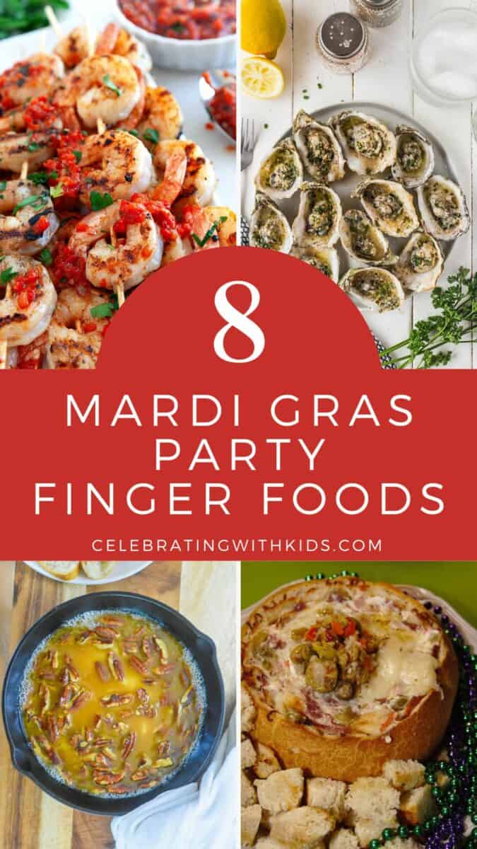 mardi gras finger foods