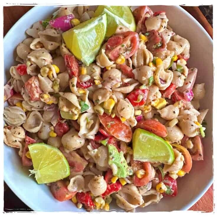 Image for Mexican Street Corn Pasta Salad {Vegan}