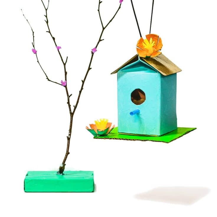 Image for A DIY Juice Carton Birdhouse (with a Surprise!)