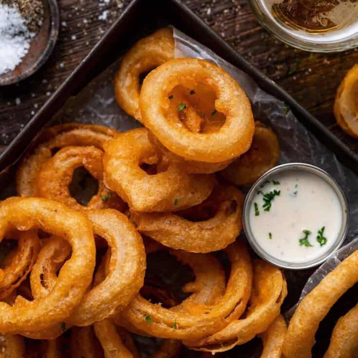 Image for Beer Batter Onion Rings Recipe
