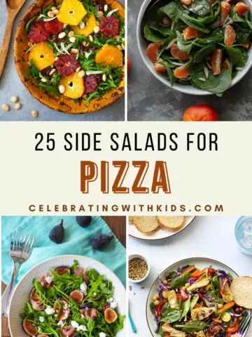 best side salads for pizza