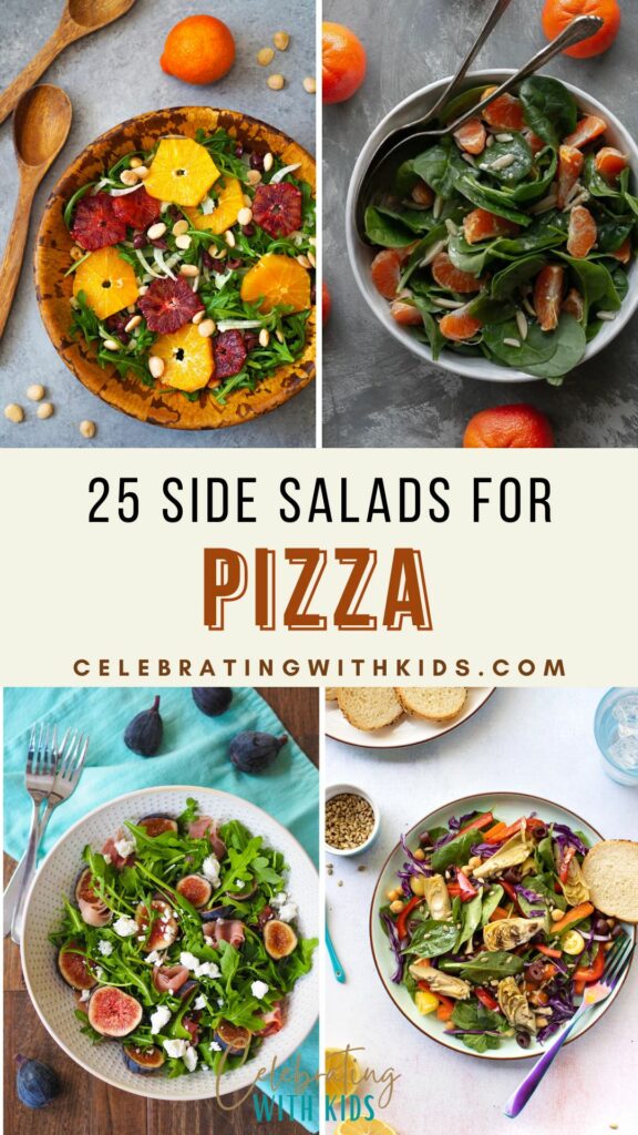 best side salads for pizza