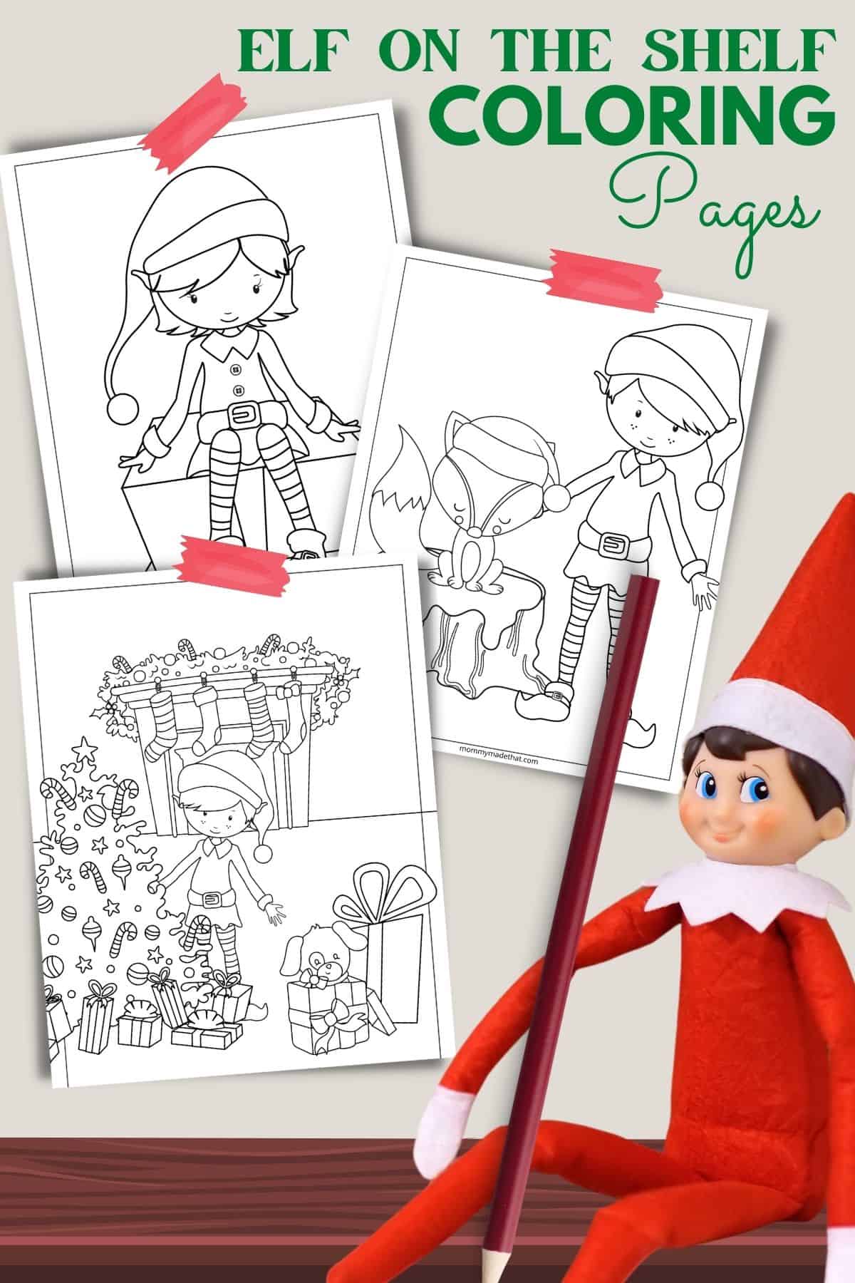 15 Fun Elf on the Shelf Printables for Kids - Celebrating with kids