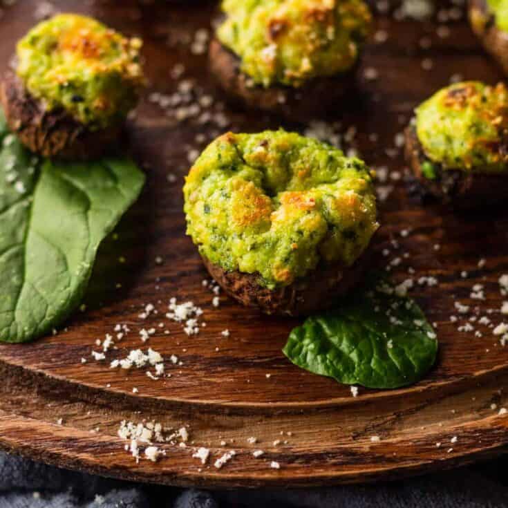 Image for Spinach and Ricotta Stuffed Mushrooms