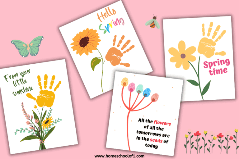 11 fun and easy Spring Handprint Crafts - Celebrating with kids