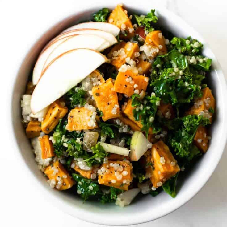 Image for Sweet Potato Apple Kale and Quinoa Salad