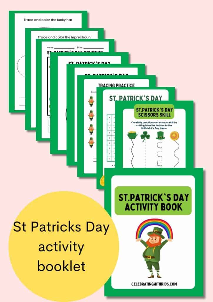 st patricks day activity book