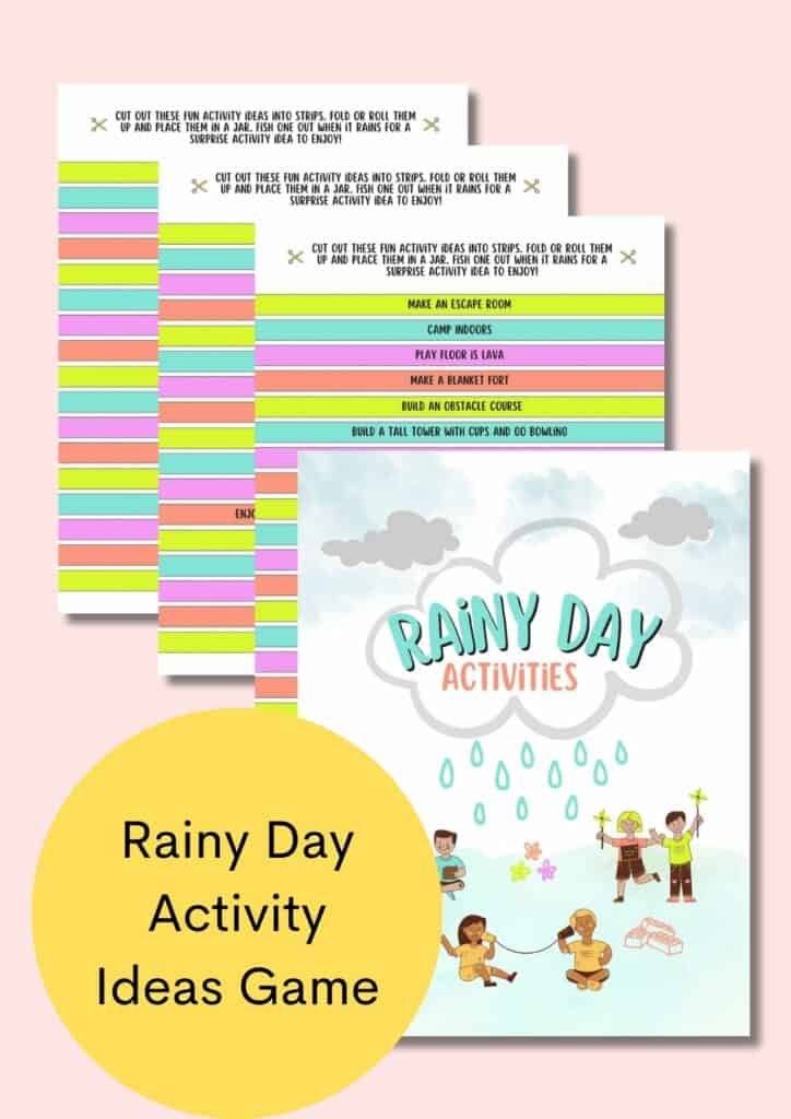 rainy day activities