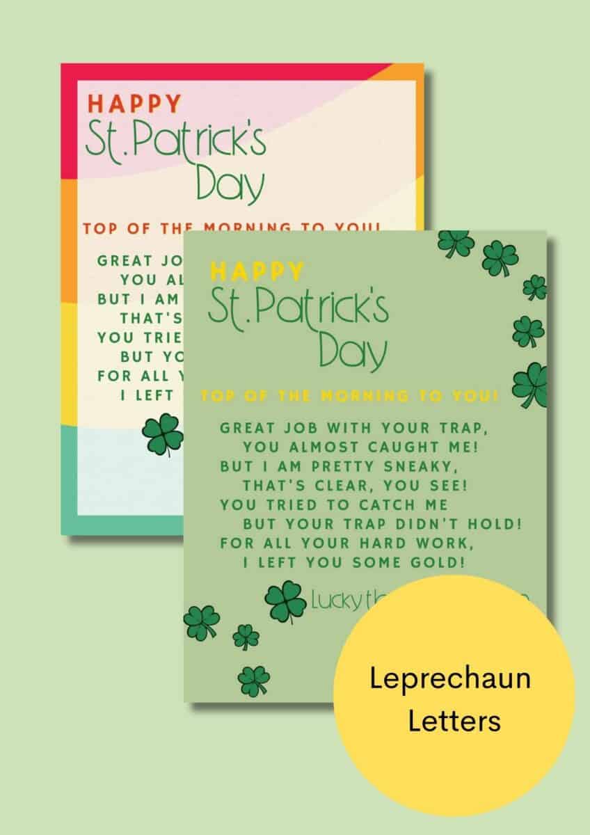 Download all of my free Leprechaun printables! - Celebrating with kids