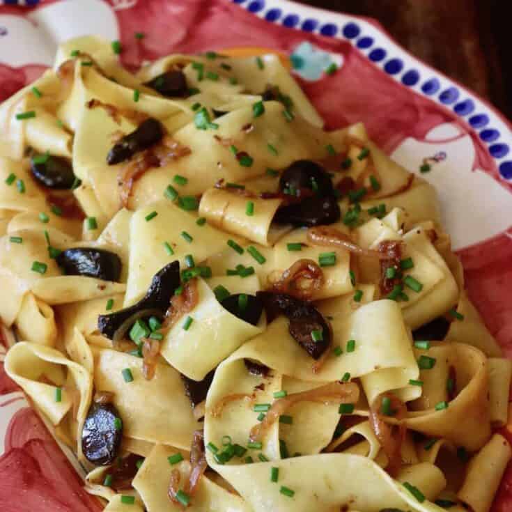 Image for Black Garlic Pappardelle Pasta