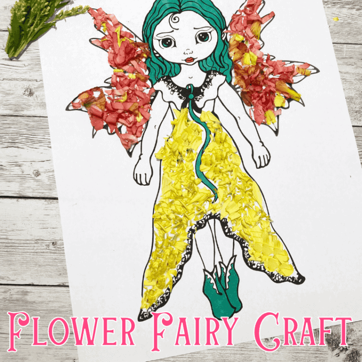 Image for Flower Fairy Craft (that uses real nature!)