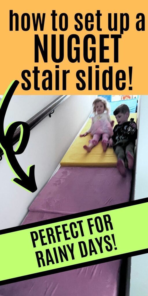 how to set up a nugget stair slide