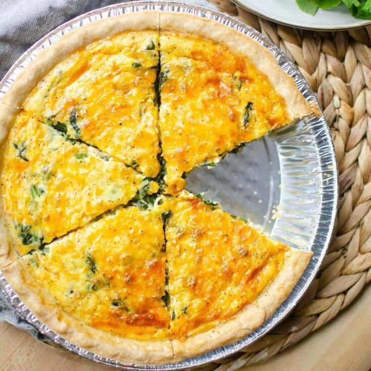 Image for Quiche Florentine with Fresh Spinach