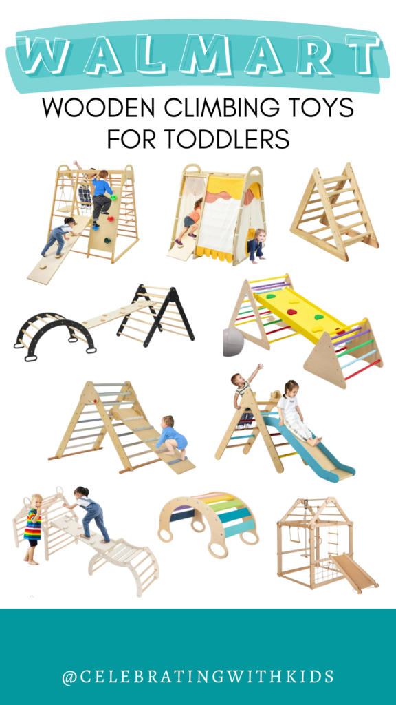 wooden climbing toys for toddlers from walmart